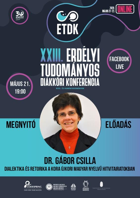 Gábor Csilla megnyitó előadása