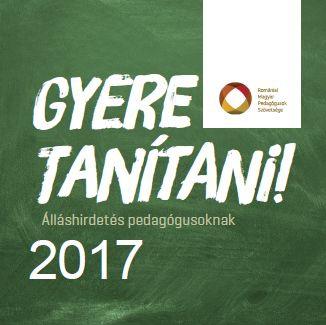 Gyere tanítani 2017