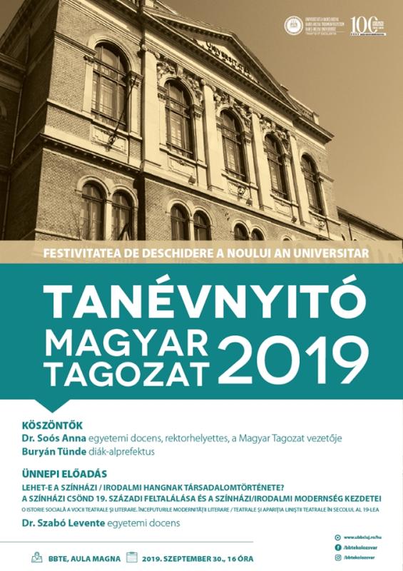 Magyar tagozati évnyitó