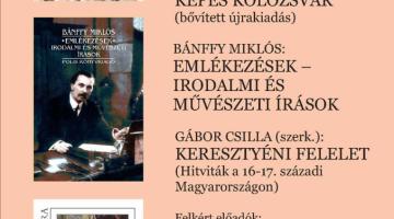 Munkatársunk új kötetét mutatják be