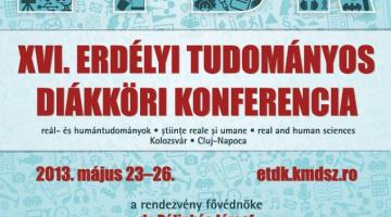 XVI. Erdélyi Tudományos Diákköri Konferencia